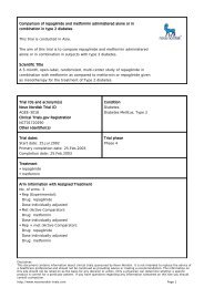PDF file of registered information - Clinical Trials at Novo Nordisk
