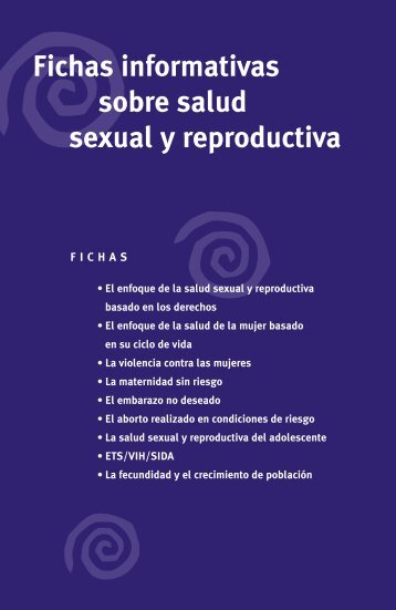 Fichas informativas sobre salud sexual y reproductiva - Family Care ...