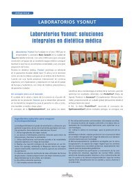 Laboratorios Ysonut: soluciones integrales en dietÃ©tica mÃ©dica