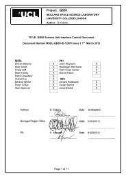 QB50 Science Unit Interface Control document