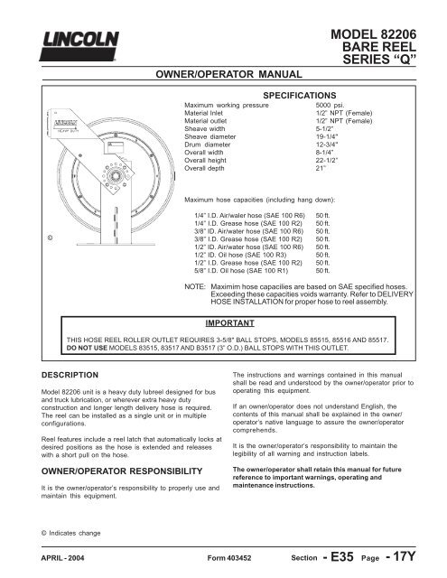 REEL - SERIES "Q" - SEC E35 - PAGE 17Y - Promarkindustrials.com