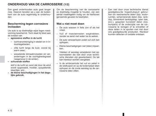 Renault Twingo handleiding (PDF) - Stichting Twingo Club