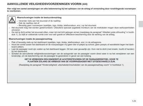 Renault Twingo handleiding (PDF) - Stichting Twingo Club