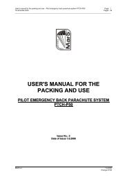 USER'S MANUAL FOR THE PACKING AND USE - MarS as