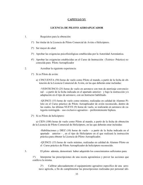 normas para el otorgamiento de certificados de idoneidad aeronautica