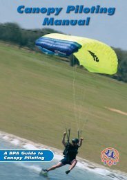 Canopy Piloting Manual - British Parachute Association