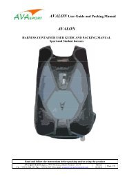 AVALON User Guide and Packing Manual