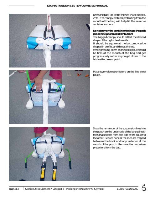 tandem vector owner's manual