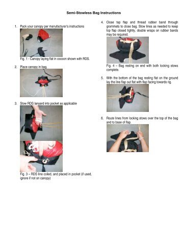 Semi Stowless bag Instructions rev - United Parachute Technologies