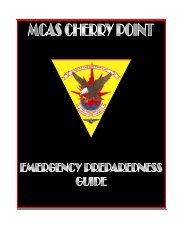 Mission Assurance Guide - MCAS Cherry Point - Marine Corps