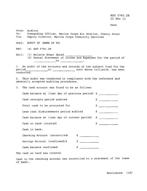 ASO 5760.2B MCCS 30 Dec 11 AIR STATION ORDER 5760.2B From