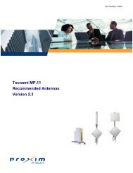 Tsunami MP.11 Recommended Antennas Version 2.3