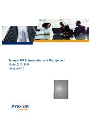 Tsunami MP.11 Installation and Management Model 5012-SUR ...