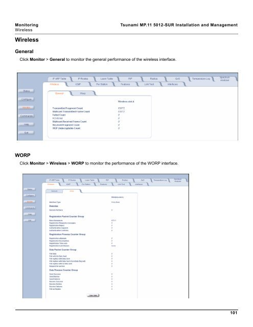 Tsunami MP.11 Installation and Management Model 5012-SUR ...