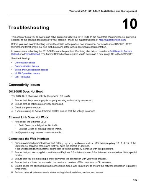 Tsunami MP.11 Installation and Management Model 5012-SUR ...