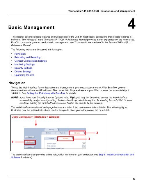 Tsunami MP.11 Installation and Management Model 5012-SUR ...