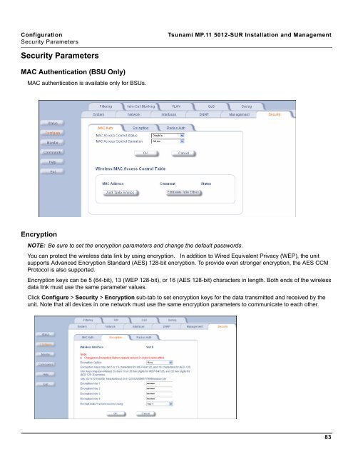 Tsunami MP.11 Installation and Management Model 5012-SUR ...