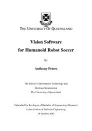 Vision Software for Humanoid Robot Soccer