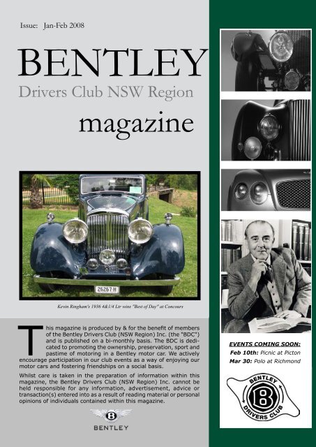 Issue - Bentley Drivers Club NSW