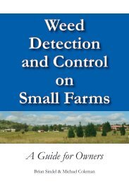 Weed Detection and Control on Small Farms - University of New ...