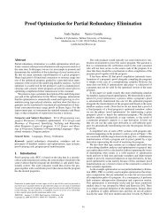 Proof Optimization for Partial Redundancy Elimination