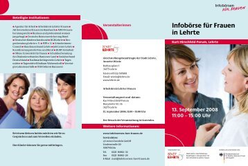 InfobÃ¶rse fÃ¼r Frauen in Lehrte