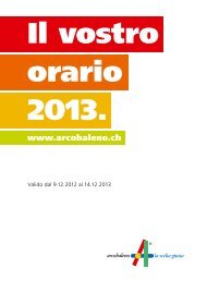 L'orario 2013 - Arcobaleno