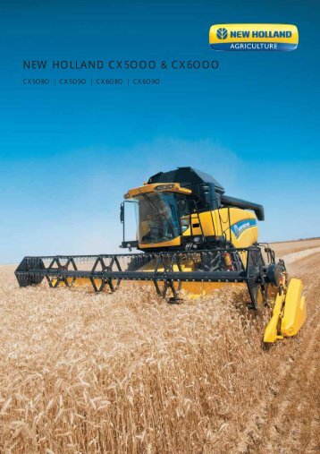 NEW HOLLAND CX5OOO & CX6OOO