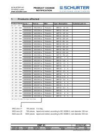 OMF 63 Product Change Notification - Schurter