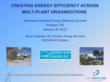 CalPortland Partners Energy Management Summit
