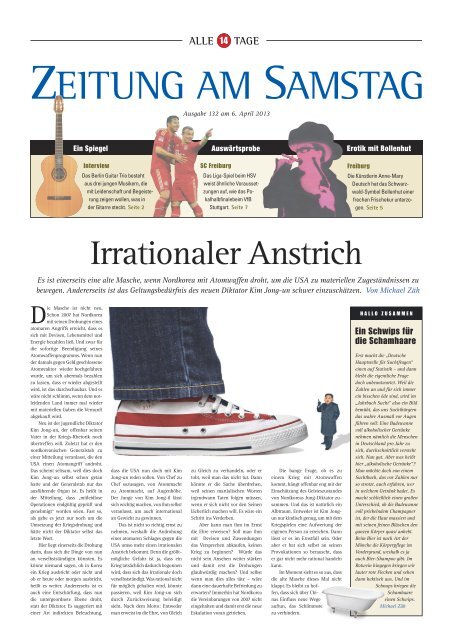 download - ZEITUNG AM SAMSTAG