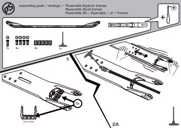 Powerslide Nordic assembling guide bindings