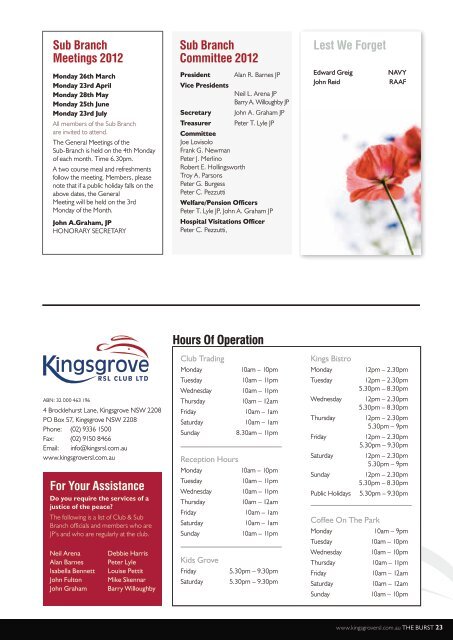 Burst Mar-May.pdf - Kingsgrove RSL Club