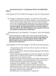 Amendment slip No. 14, September-2010 to the G&SR-2006 Edition ...