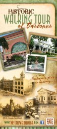 Historic Walking Tour Brochure - Owatonna Chamber of Commerce ...