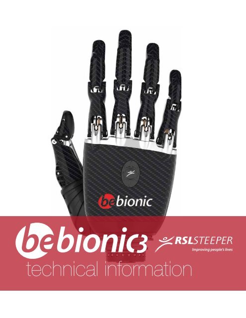 technical information - BeBionic