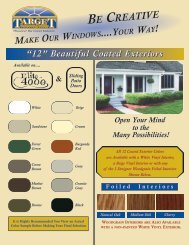 Elite Brochure For P 50ac78 Qxd Target Custom Windows Doors
