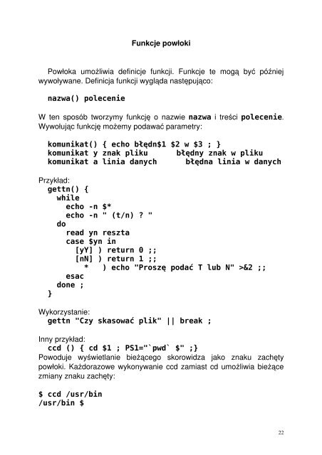 Programowanie w systemie UNIX