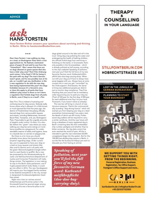 Exberliner Issue 138, May 2015