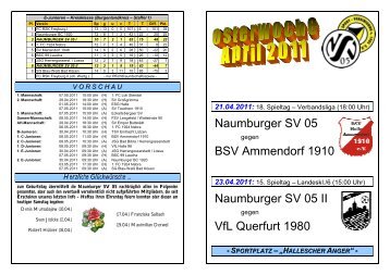 BSV Ammendorf 1910 - Naumburger SV 05