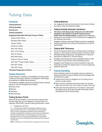 Tubing Data Sheet (MS-01-107;rev_10;en-US) - f.metal-supply.dk