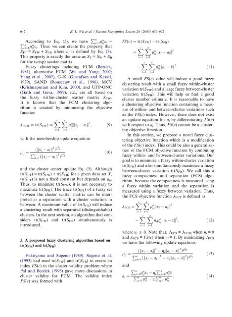 A novel fuzzy clustering algorithm based on a fuzzy scatter matrix ...