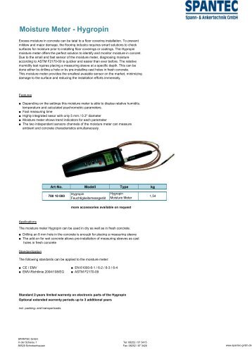 Moisture Meter - Hygropin