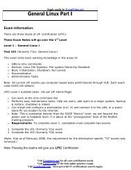 LINUX LPI 101 Exam Notes