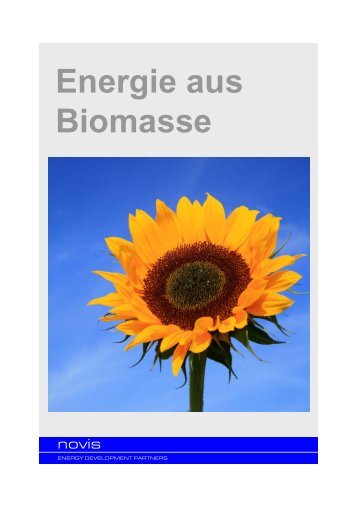 Energie aus Biomasse - NOVIS GmbH