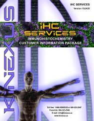 download the IHC Customer Info Package - Kinexus Bioinformatics ...