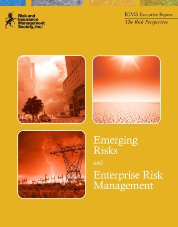 Emerging Risks Enterprise Risk Management - RIMS