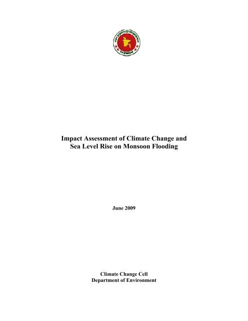 Impact Assessment of Climate Change and Sea Level Rise on ...