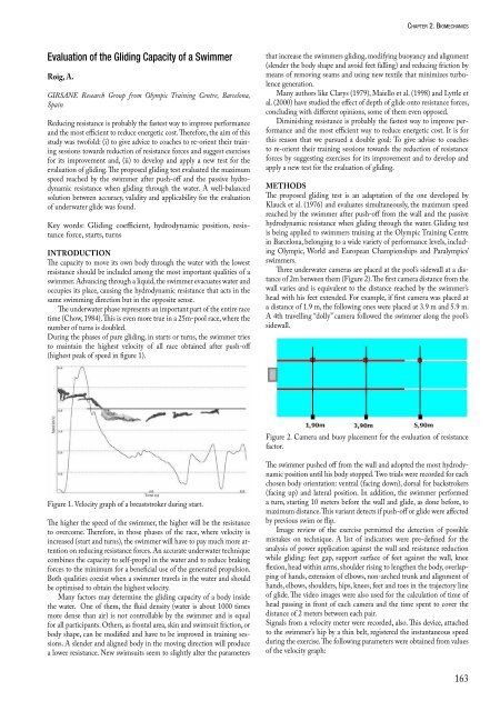 Biomechanics and Medicine in Swimming XI