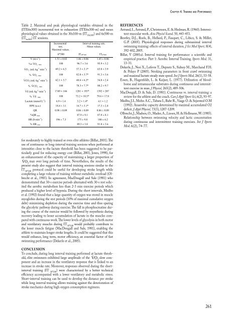 Biomechanics and Medicine in Swimming XI